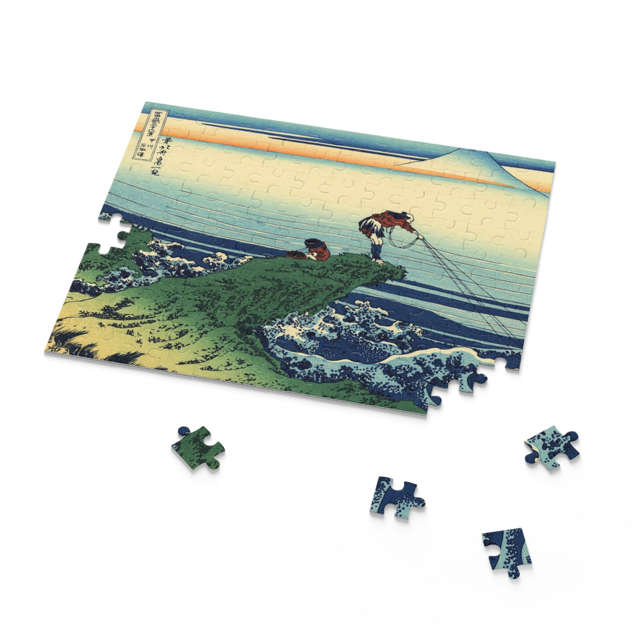 Katsushika Hokusai - Kajikazawa in Kai province - Puzzle (120, 252, 500-Piece)