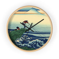 Katsushika Hokusai - Kajikazawa in Kai province - Wall Clock