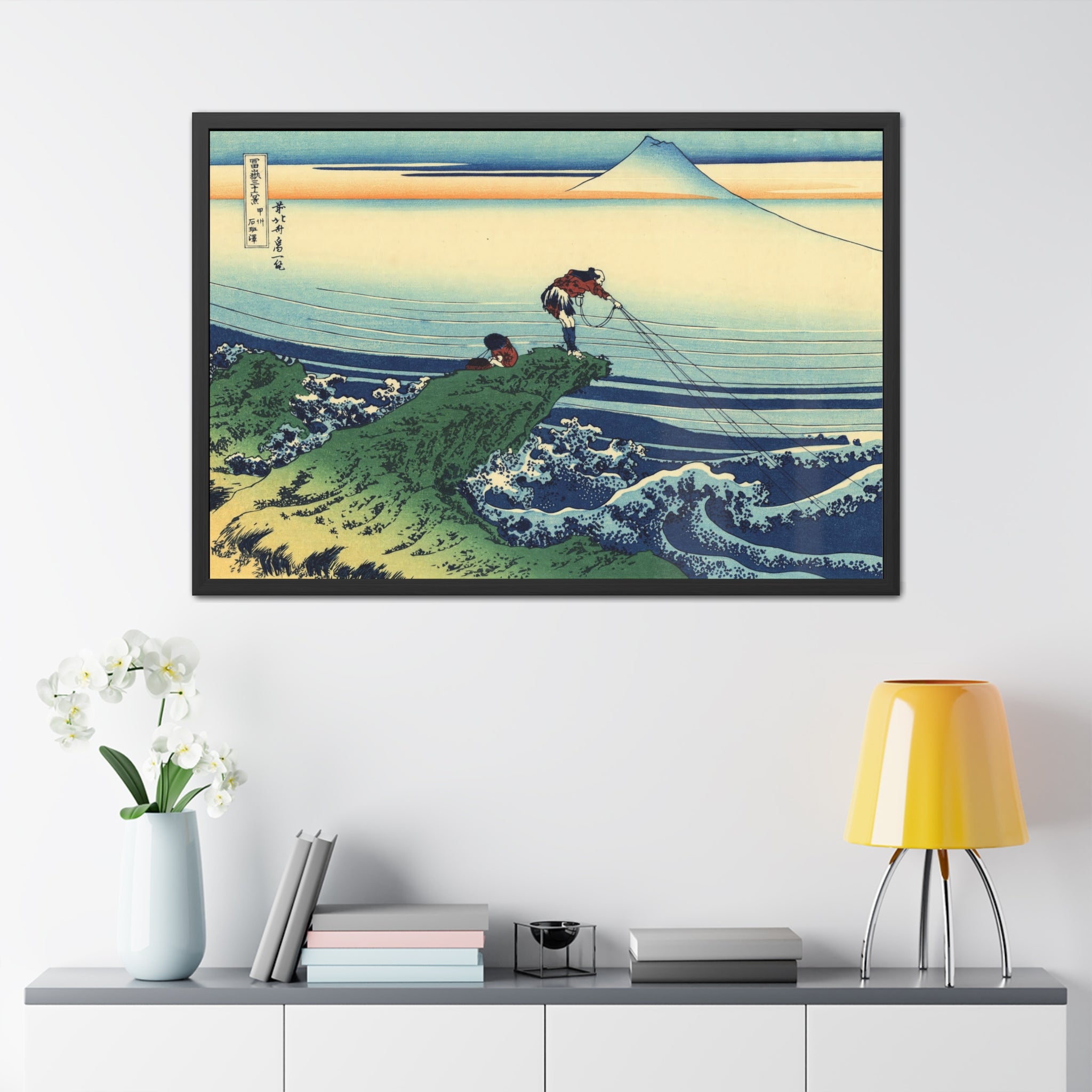 Katsushika Hokusai - Kajikazawa in Kai province - Framed Posters