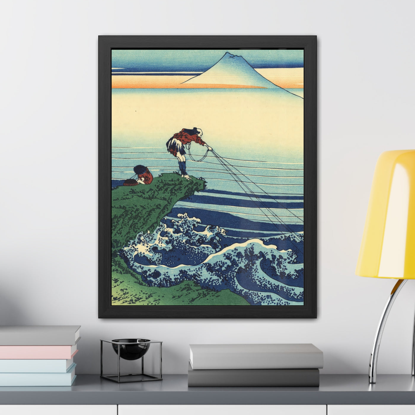 Katsushika Hokusai - Kajikazawa in Kai province - Framed Posters