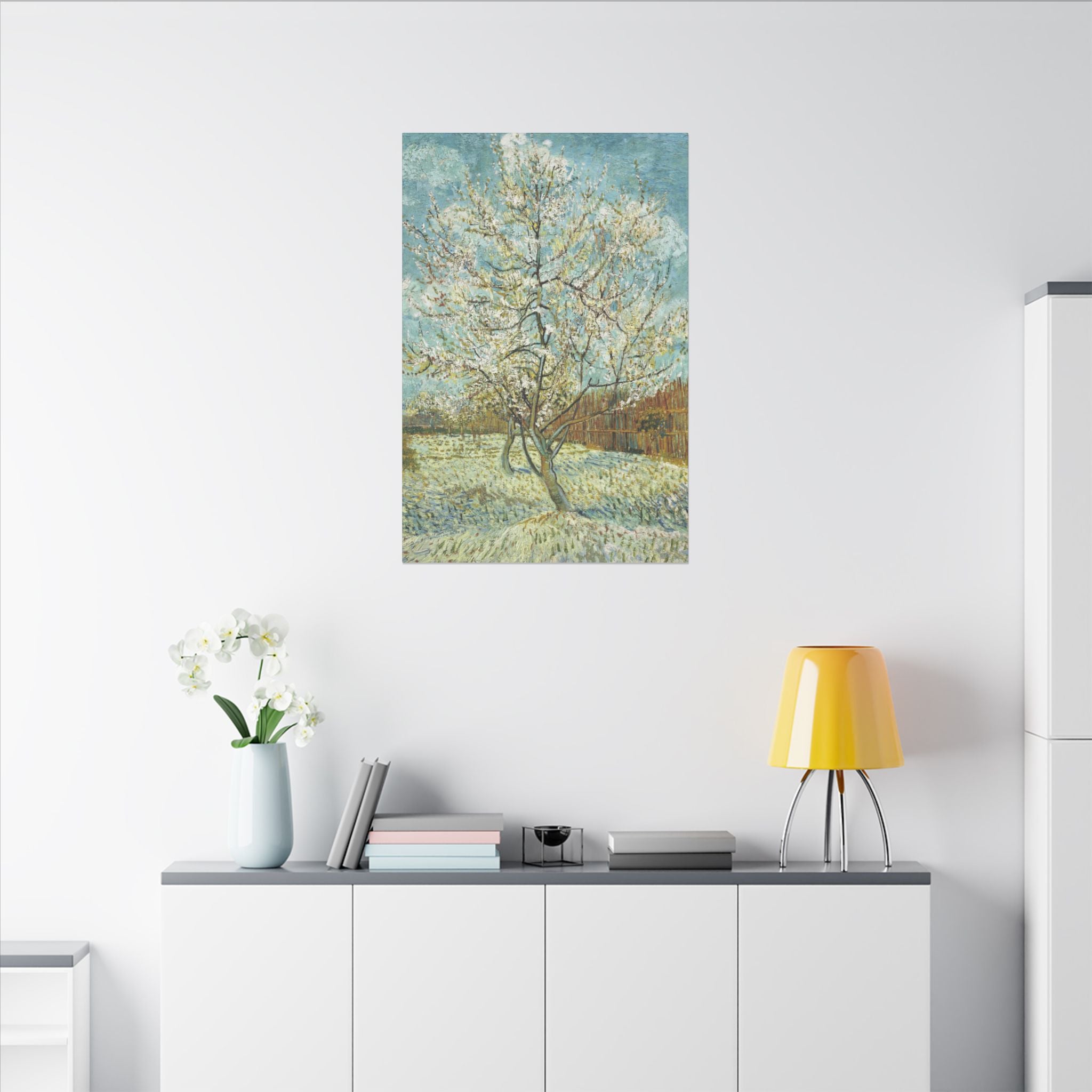 Vincent van Gogh - Peach Tree in Blossom, 1888 - Matte Canvas, Stretched, 0.75" (Multi-Size)