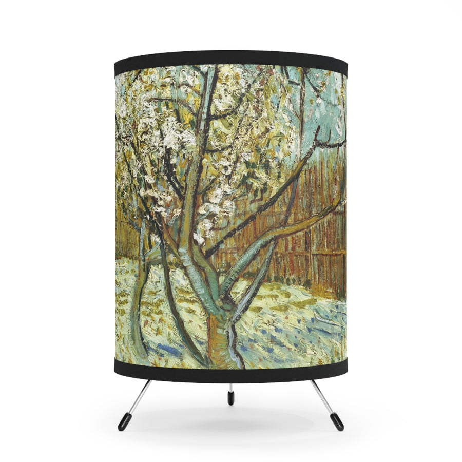 Vincent van Gogh - Peach Tree in Blossom, 1888 - Tripod Lamp with High-Res Printed Shade, US\CA plug