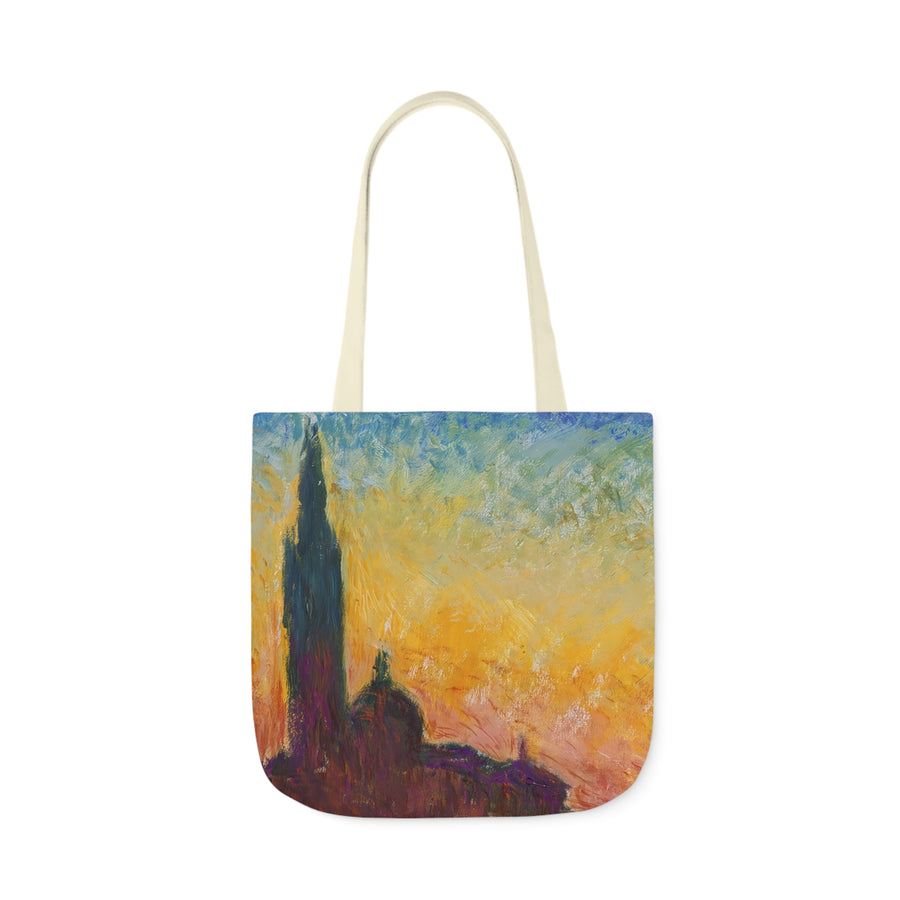 Claude Monet - San giorgio maggiore by twilight -  Canvas Tote Bag, 5-Color Straps