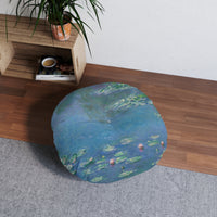 Claude Monet - Water Lilies - 1906, Ryerson - Tufted Floor Pillow, Round