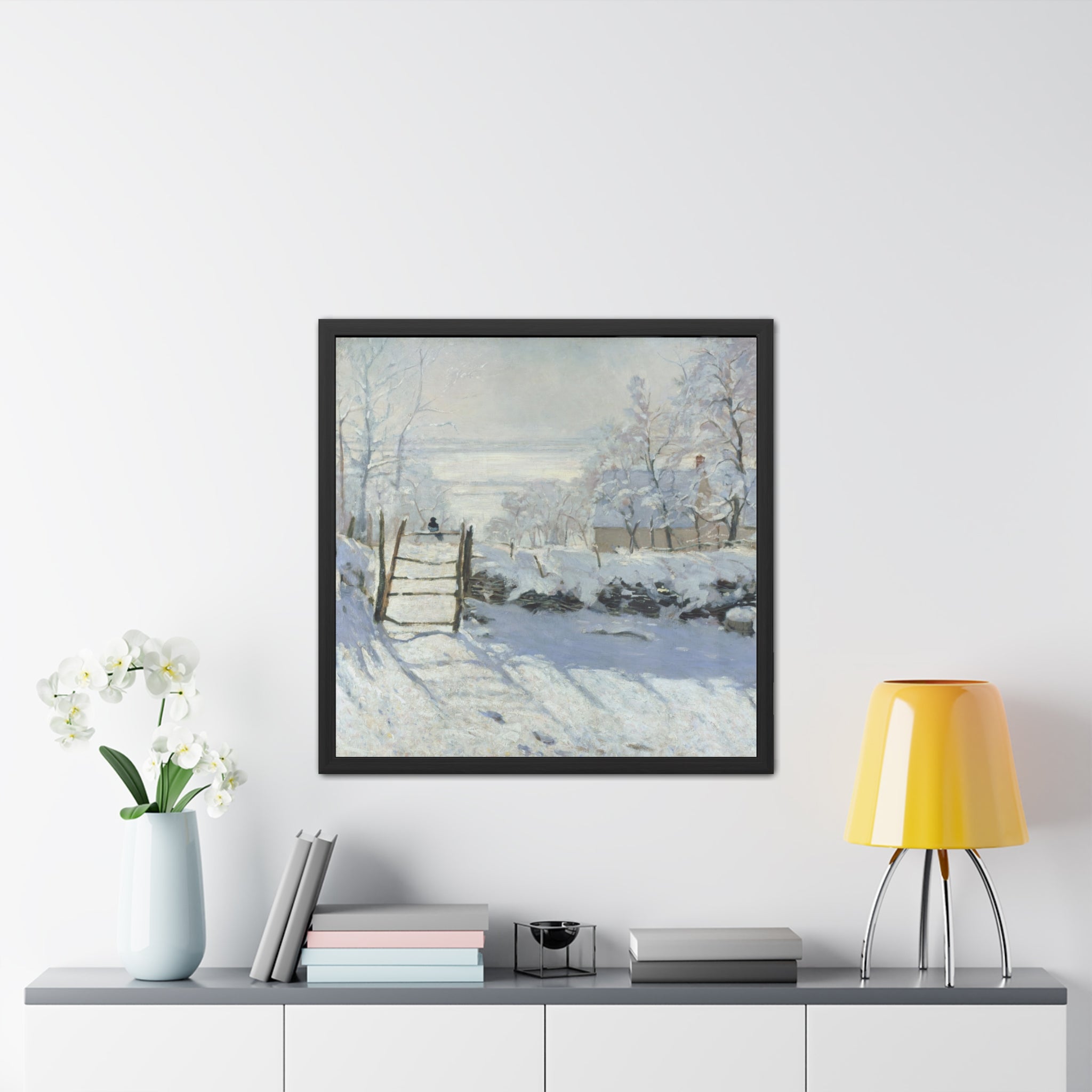 Claude Monet - The Magpie - Framed Posters