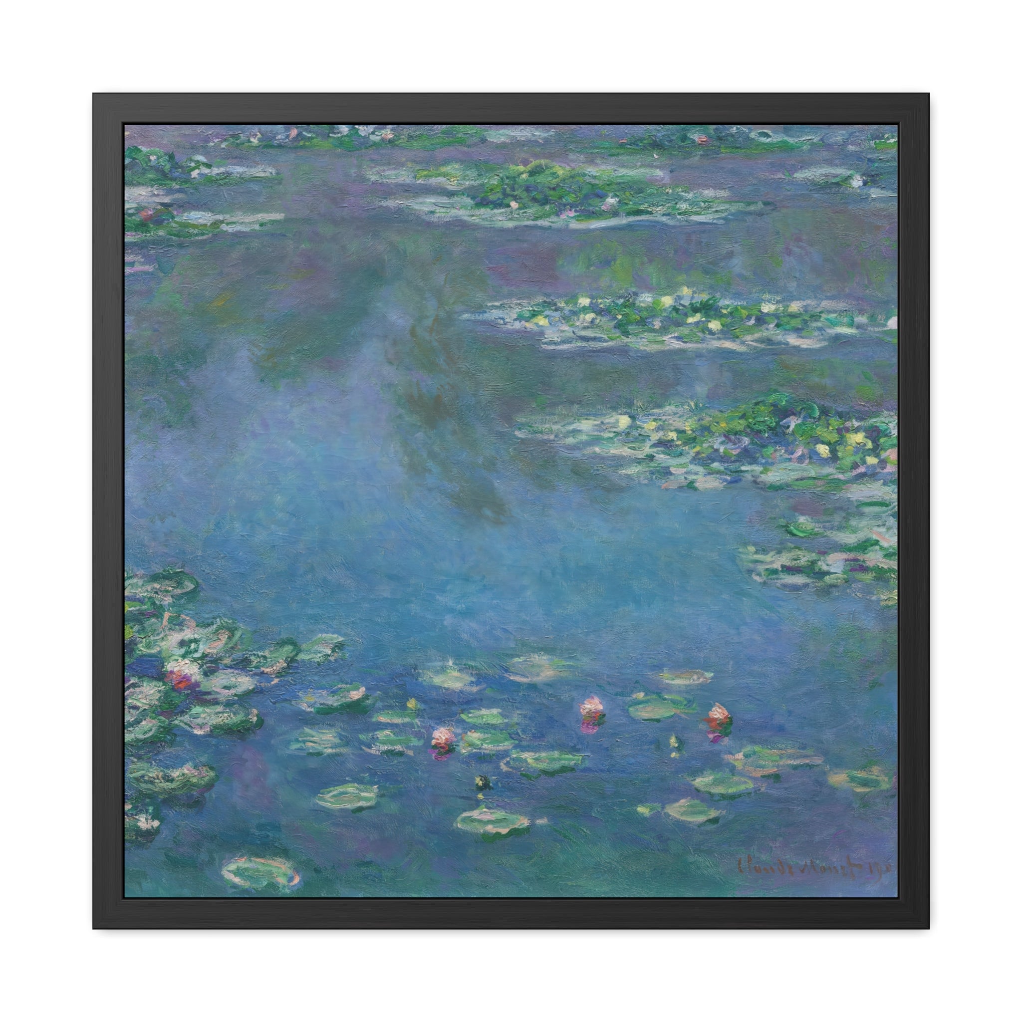 Claude Monet - Water Lilies - 1906, Ryerson - Framed Posters