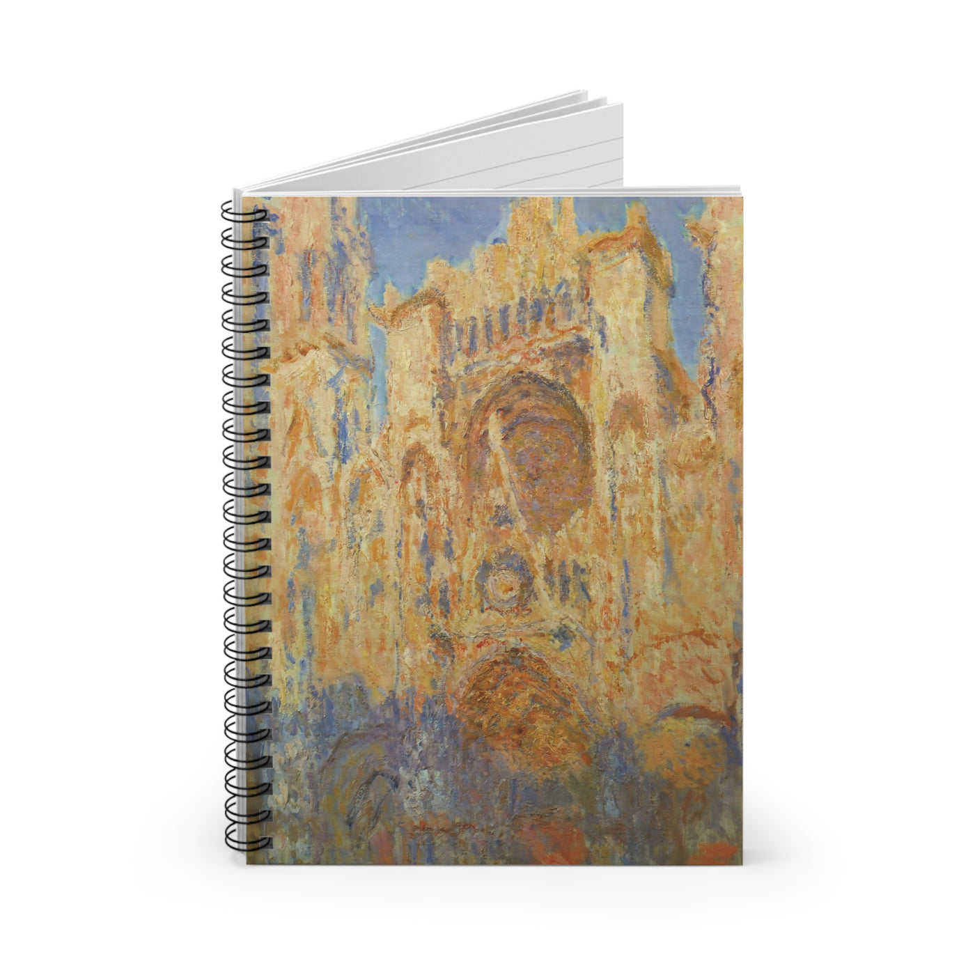 Claude Monet - Rouen Cathedral  - Spiral Notebook - Ruled Line