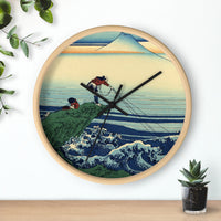 Katsushika Hokusai - Kajikazawa in Kai province - Wall Clock