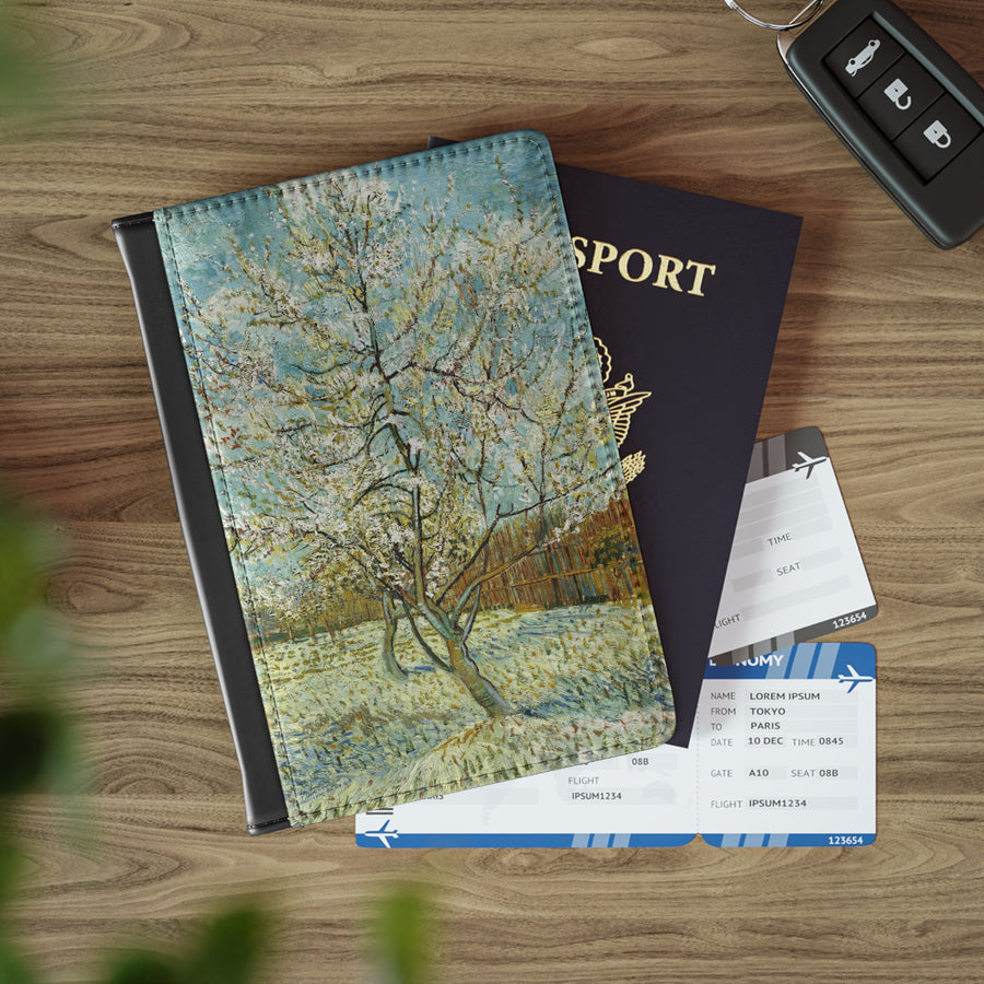 Vincent van Gogh - Peach Tree in Blossom, 1888 - Passport Cover