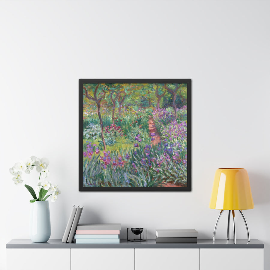 Claude Monet - The Artist's Garden at Giverny - Framed Posters