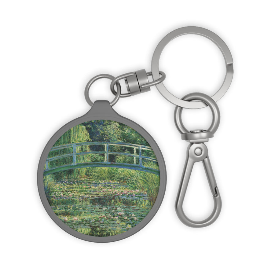 Claude Monet - Water Lilies and Japanese Bridge - Keyring Tag