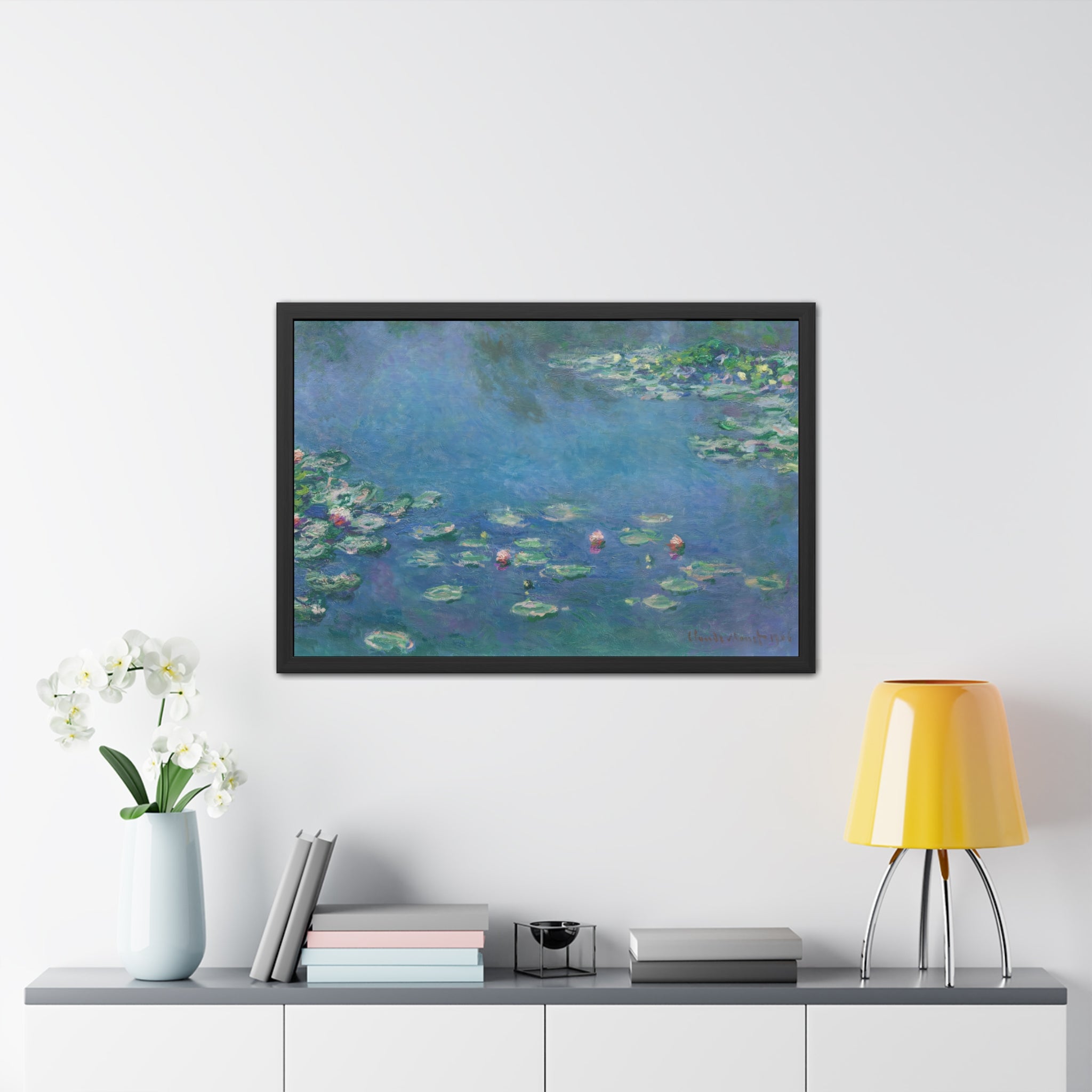 Claude Monet - Water Lilies - 1906, Ryerson - Framed Posters