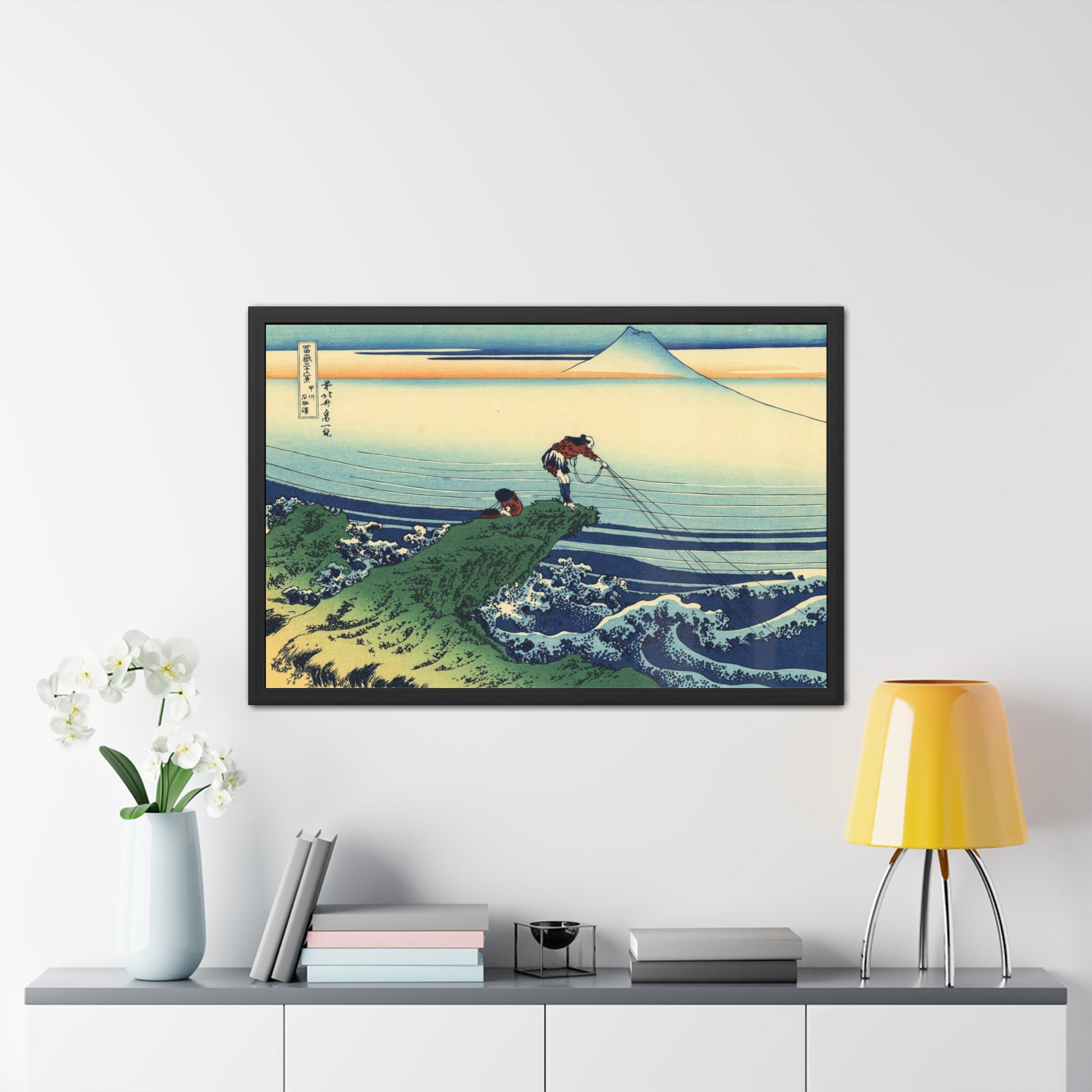 Katsushika Hokusai - Kajikazawa in Kai province - Framed Posters