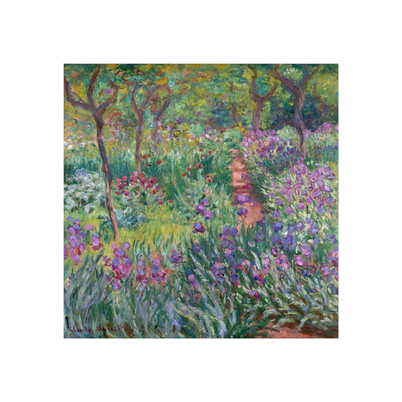 Claude Monet - The Artist's Garden at Giverny - Fine Art Posters