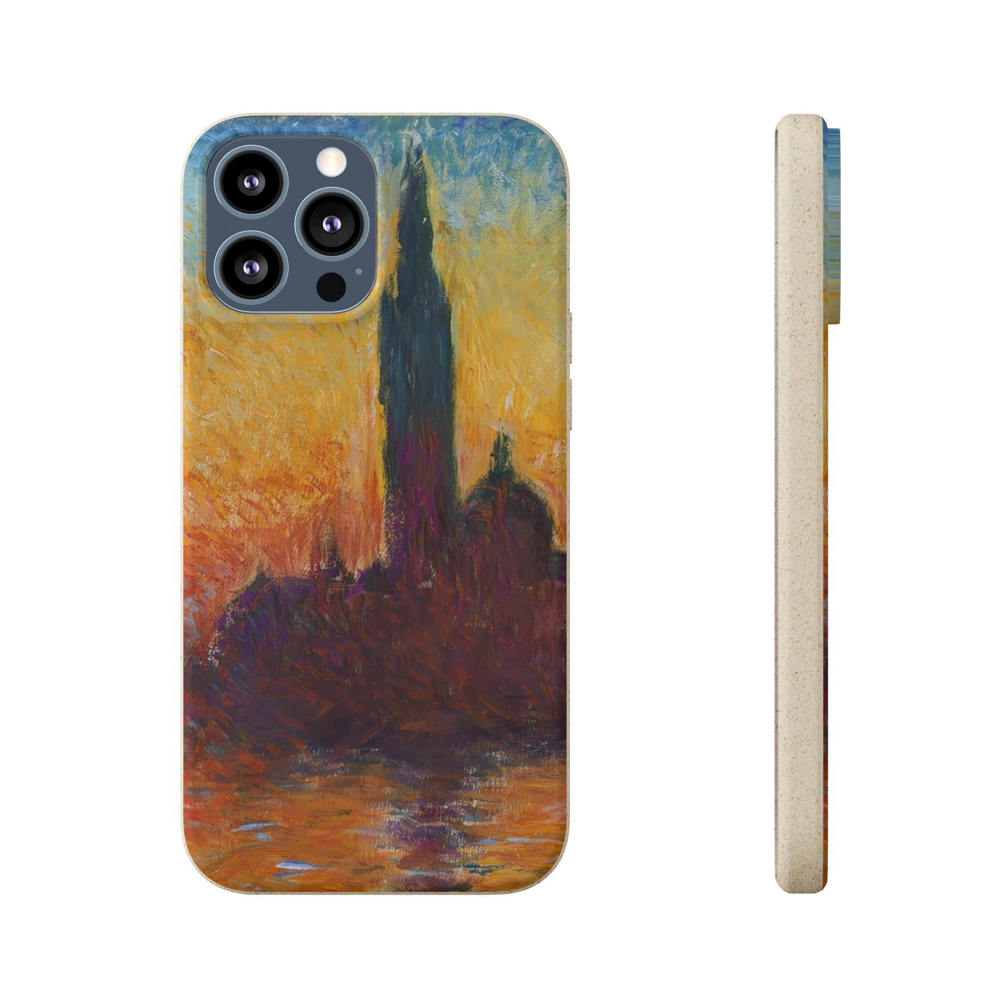 Claude Monet - San giorgio maggiore by twilight - Biodegradable Cases