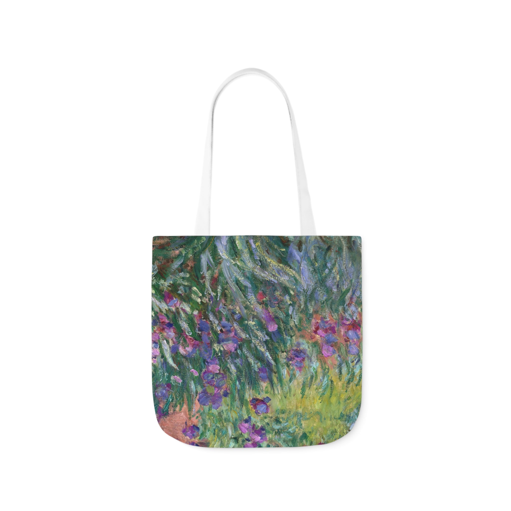 Claude Monet - The Artist's Garden at Giverny - Canvas Tote Bag, 5-Color Straps