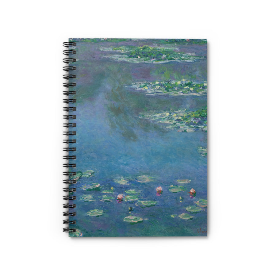 Claude Monet - Water Lilies - 1906, Ryerson - Spiral Notebook - Ruled Line