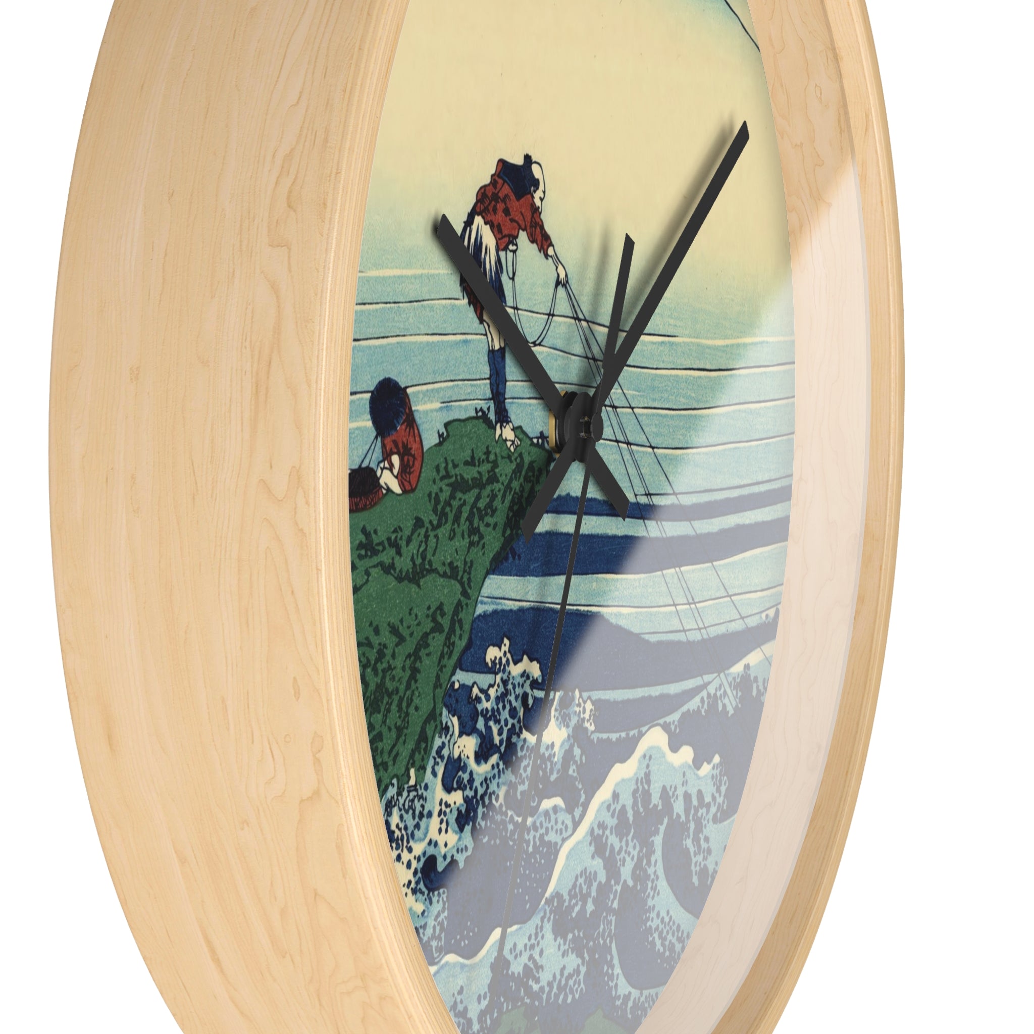 Katsushika Hokusai - Kajikazawa in Kai province - Wall Clock