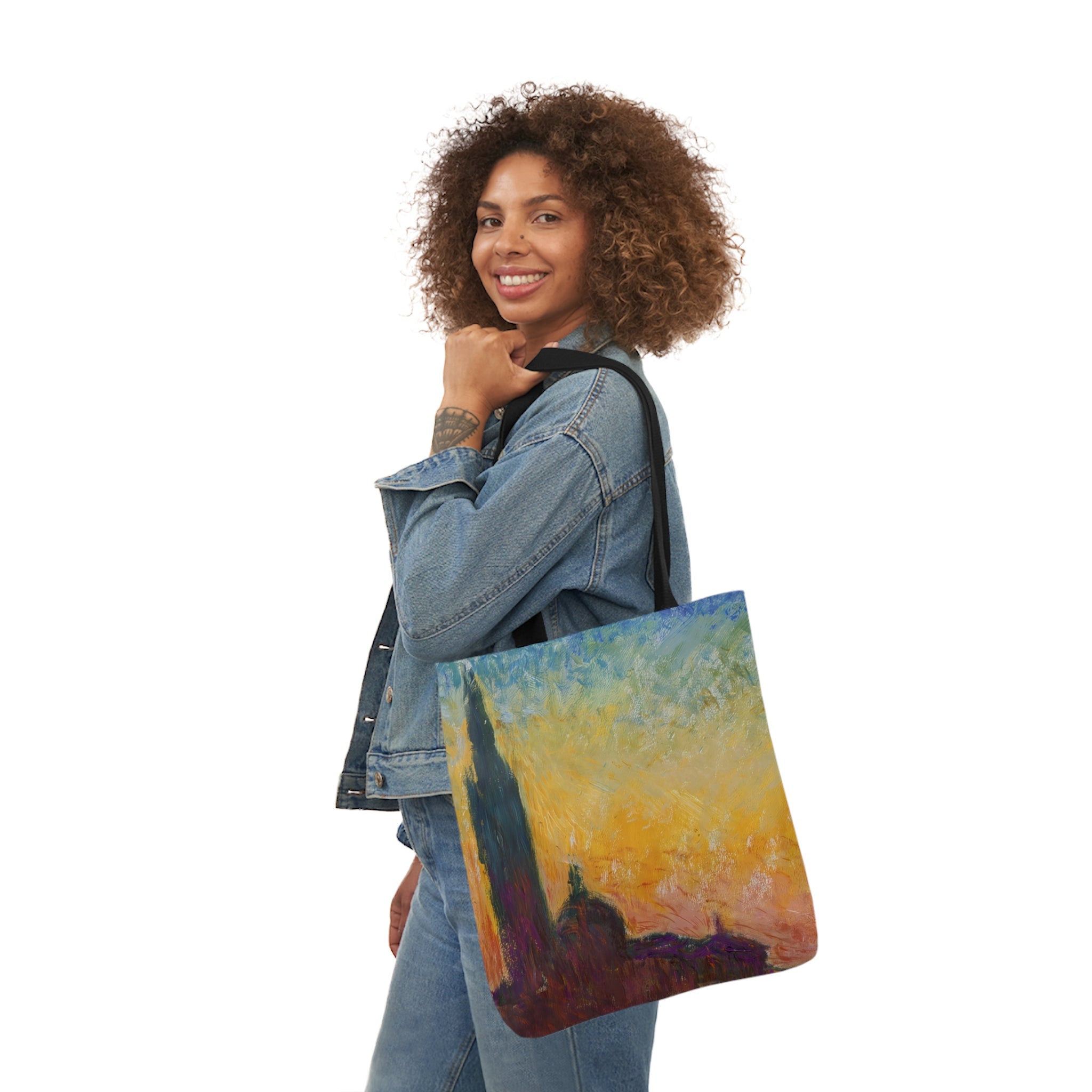 Claude Monet - San giorgio maggiore by twilight -  Canvas Tote Bag, 5-Color Straps