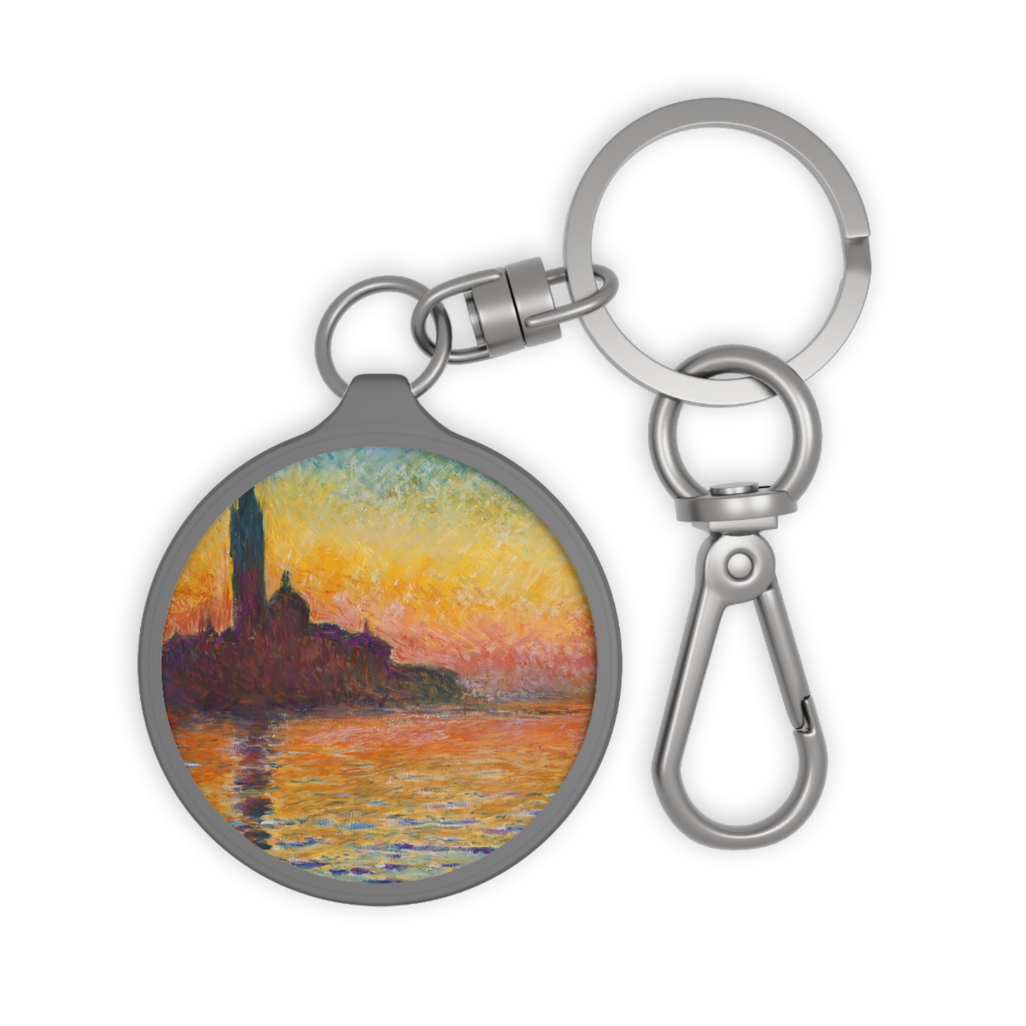 Claude Monet - San giorgio maggiore by twilight- Keyring Tag