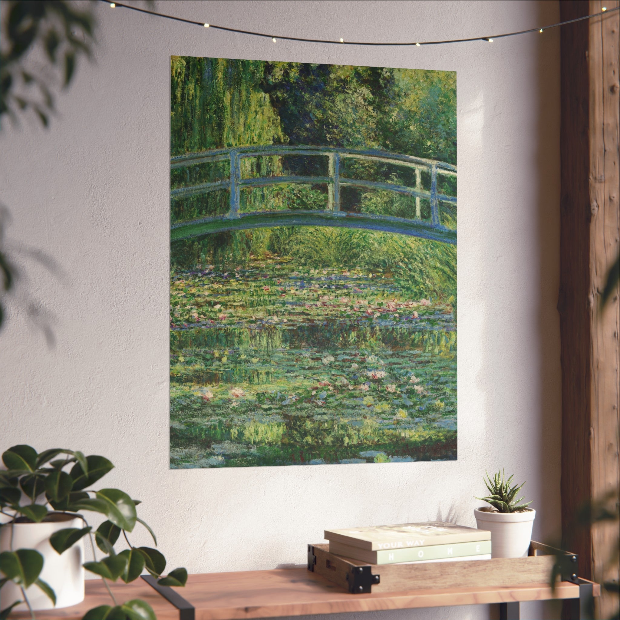 Claude Monet - Water Lilies and Japanese Bridge - Fine Art Posters