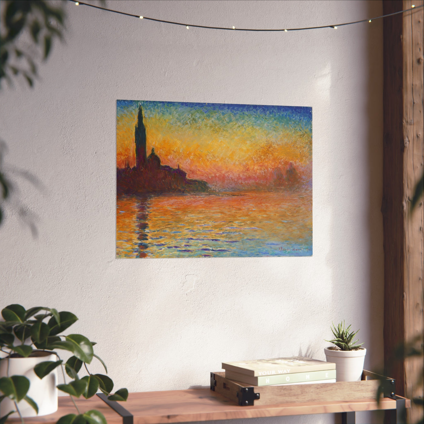 Claude Monet - San giorgio maggiore by twilight -  Fine Art Posters