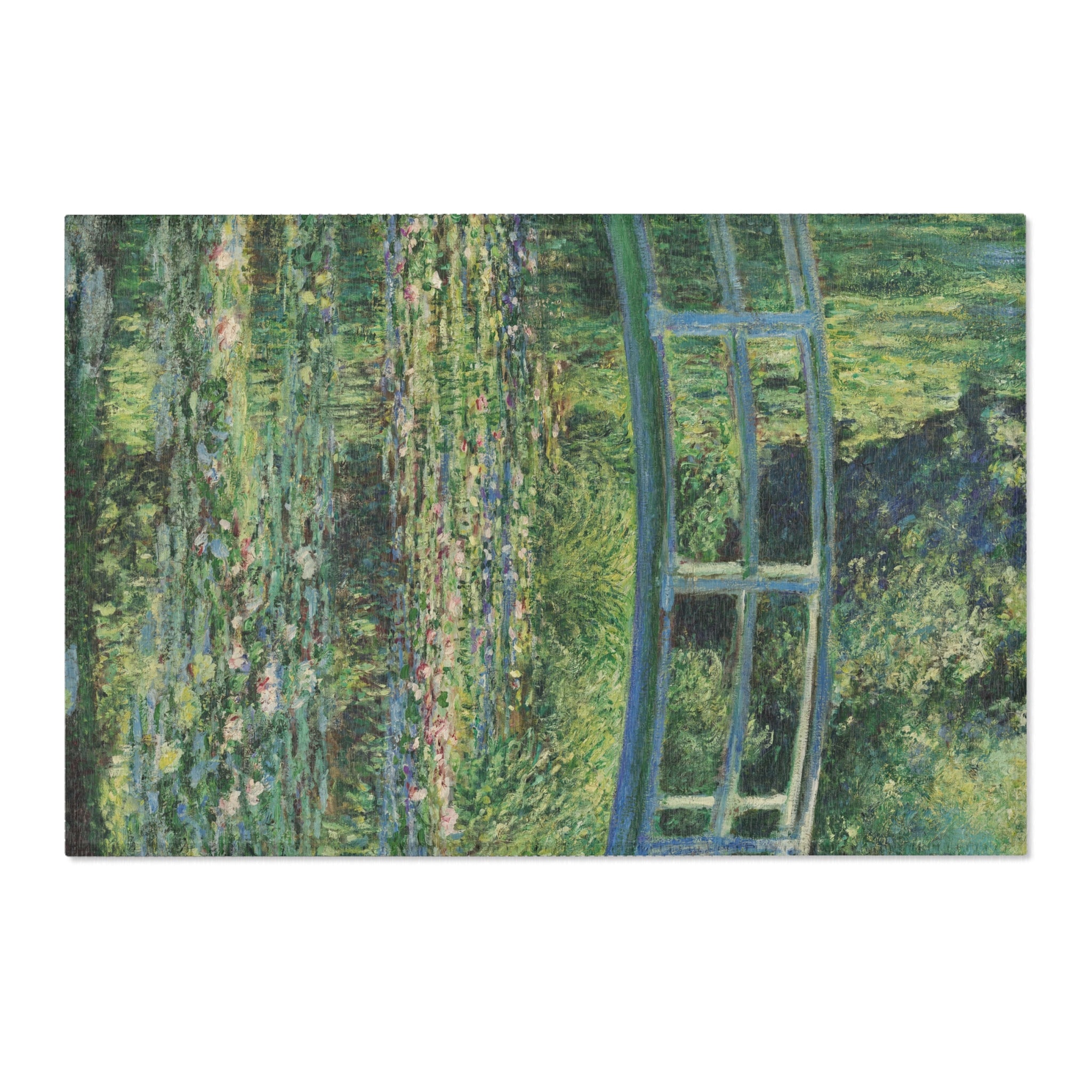 Claude Monet - Water Lilies and Japanese Bridge - Area Rugs