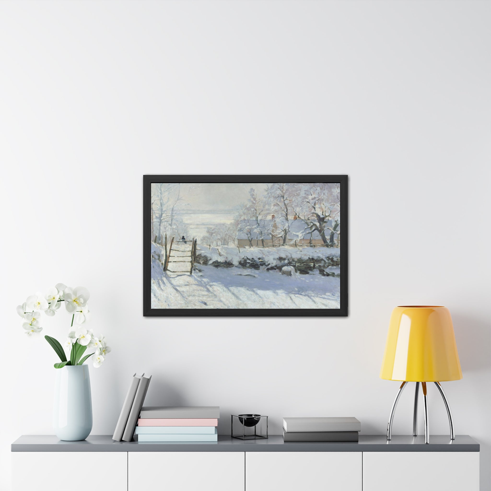 Claude Monet - The Magpie - Framed Posters