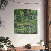 Claude Monet - Water Lilies and Japanese Bridge - Fine Art Posters