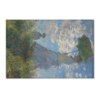 Claude Monet - Woman with a Parasol – Madame Monet and Her Son - Area Rugs