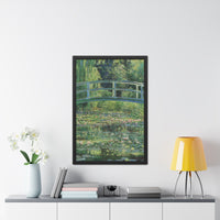 Claude Monet - Water Lilies and Japanese Bridge - Framed Posters