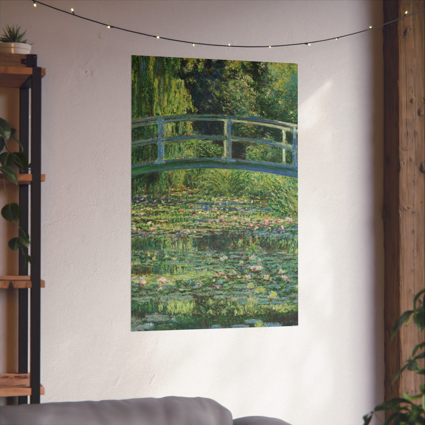 Claude Monet - Water Lilies and Japanese Bridge - Fine Art Posters