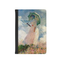 Claude Monet - Study Of A Figure Outdoors Woman With A Parasol - Passport Cover