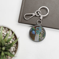 Claude Monet - Two Girls with Parasols at Fladbury - Keyring Tag