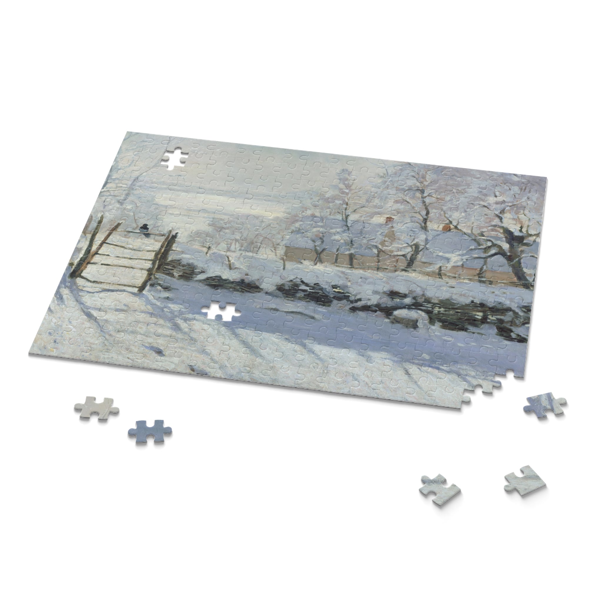 Claude Monet - The Magpie - Puzzle (120, 252, 500-Piece)