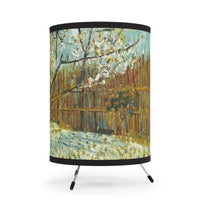 Vincent van Gogh - Peach Tree in Blossom, 1888 - Tripod Lamp with High-Res Printed Shade, US\CA plug