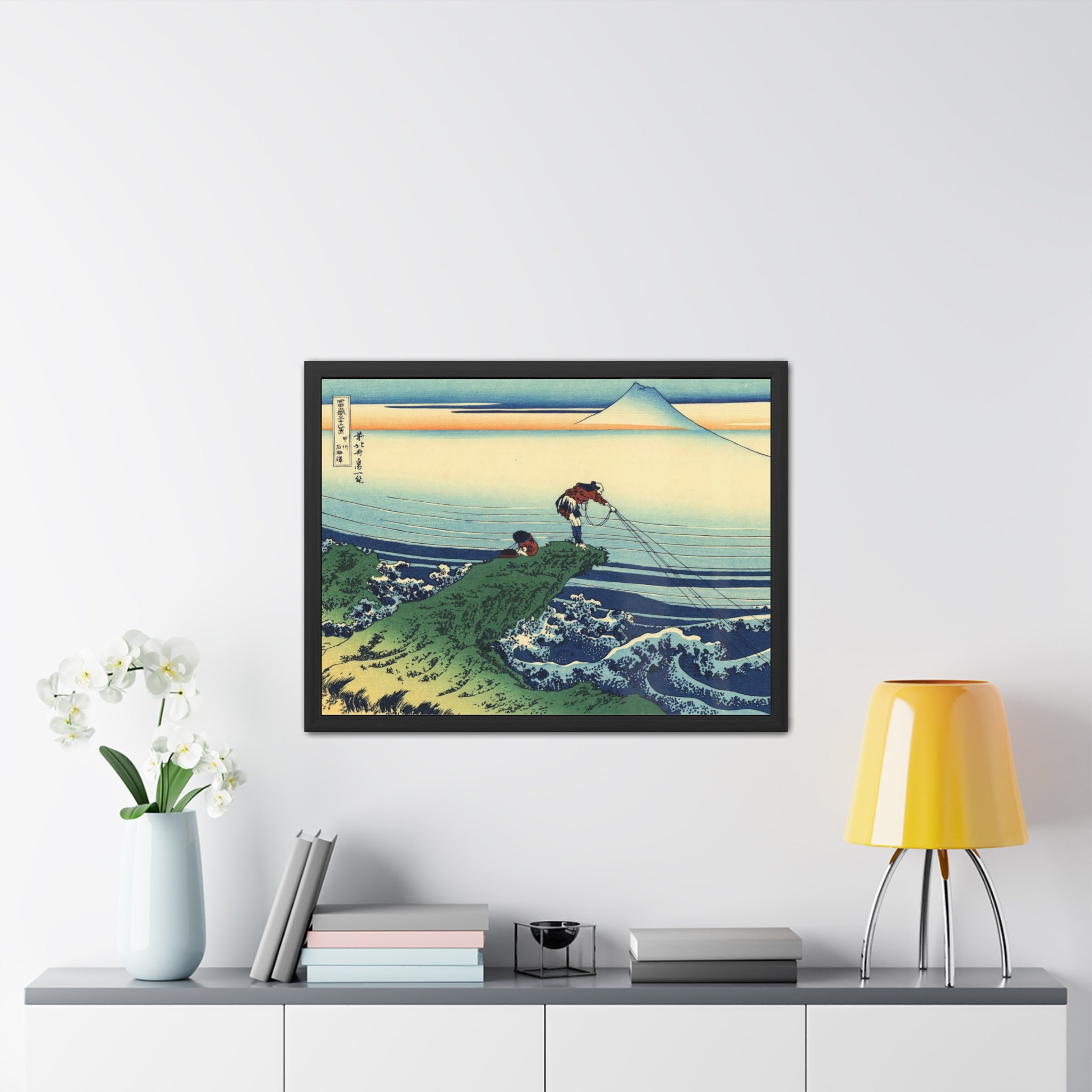 Katsushika Hokusai - Kajikazawa in Kai province - Framed Posters