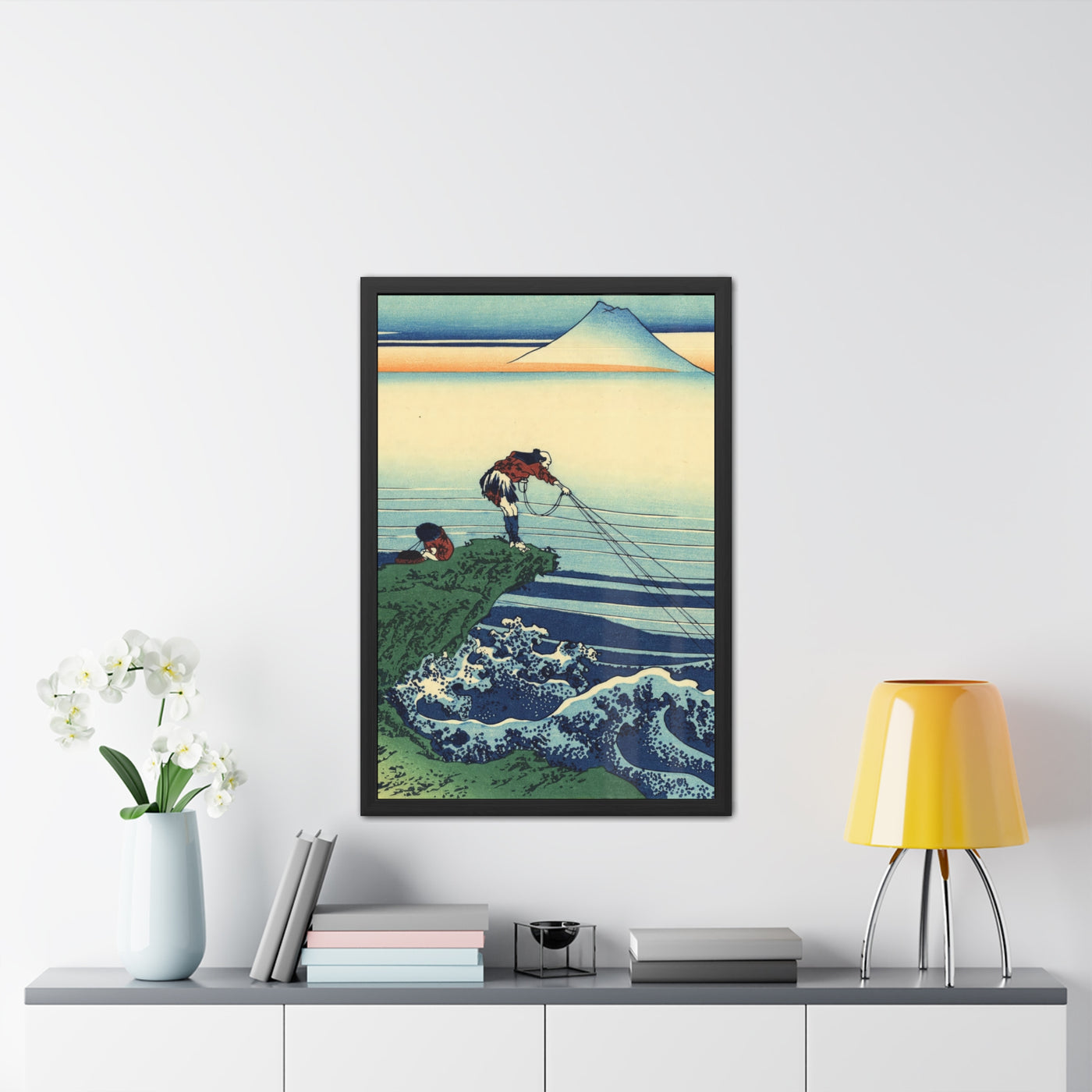 Katsushika Hokusai - Kajikazawa in Kai province - Framed Posters