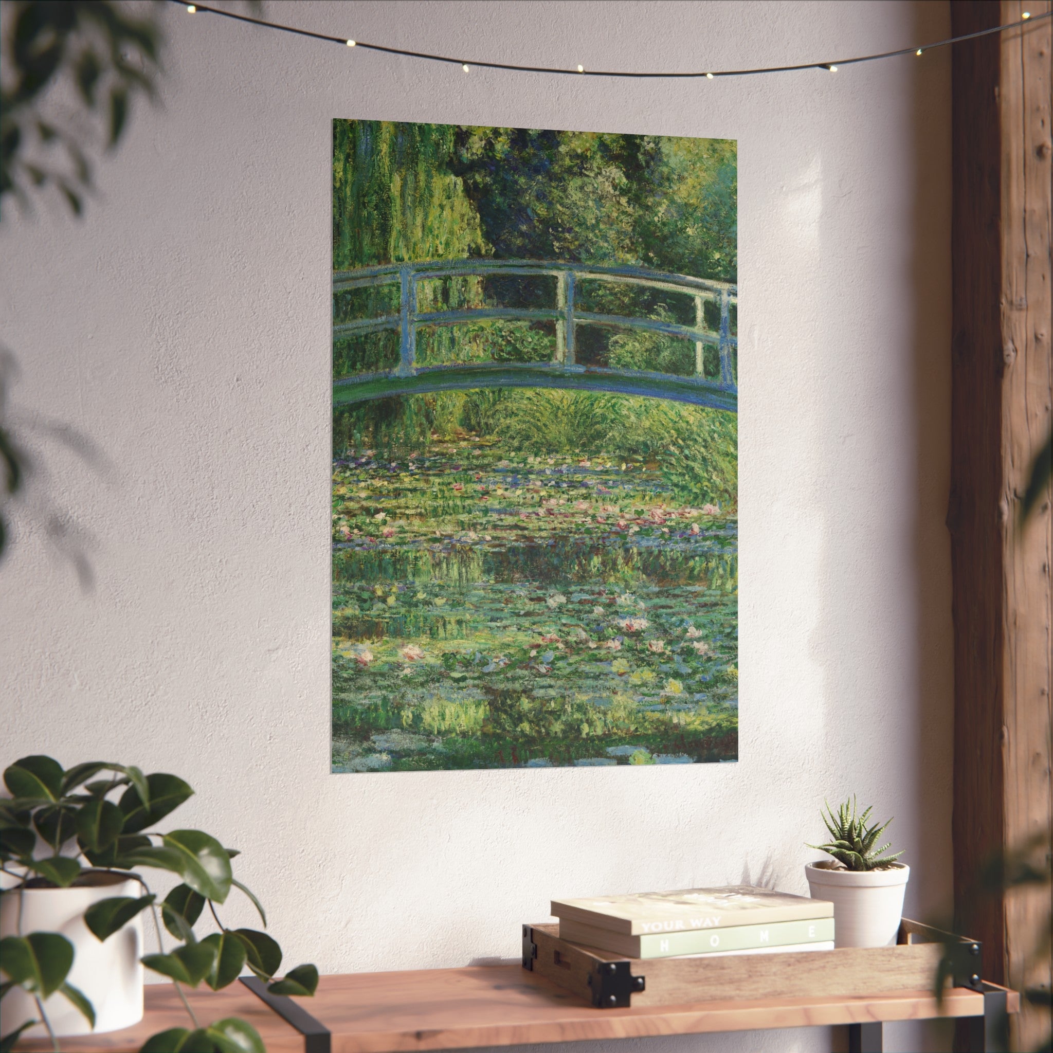 Claude Monet - Water Lilies and Japanese Bridge - Fine Art Posters