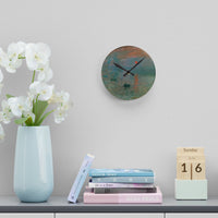 Claude Monet -Impression Sunrise- Acrylic Wall Clock