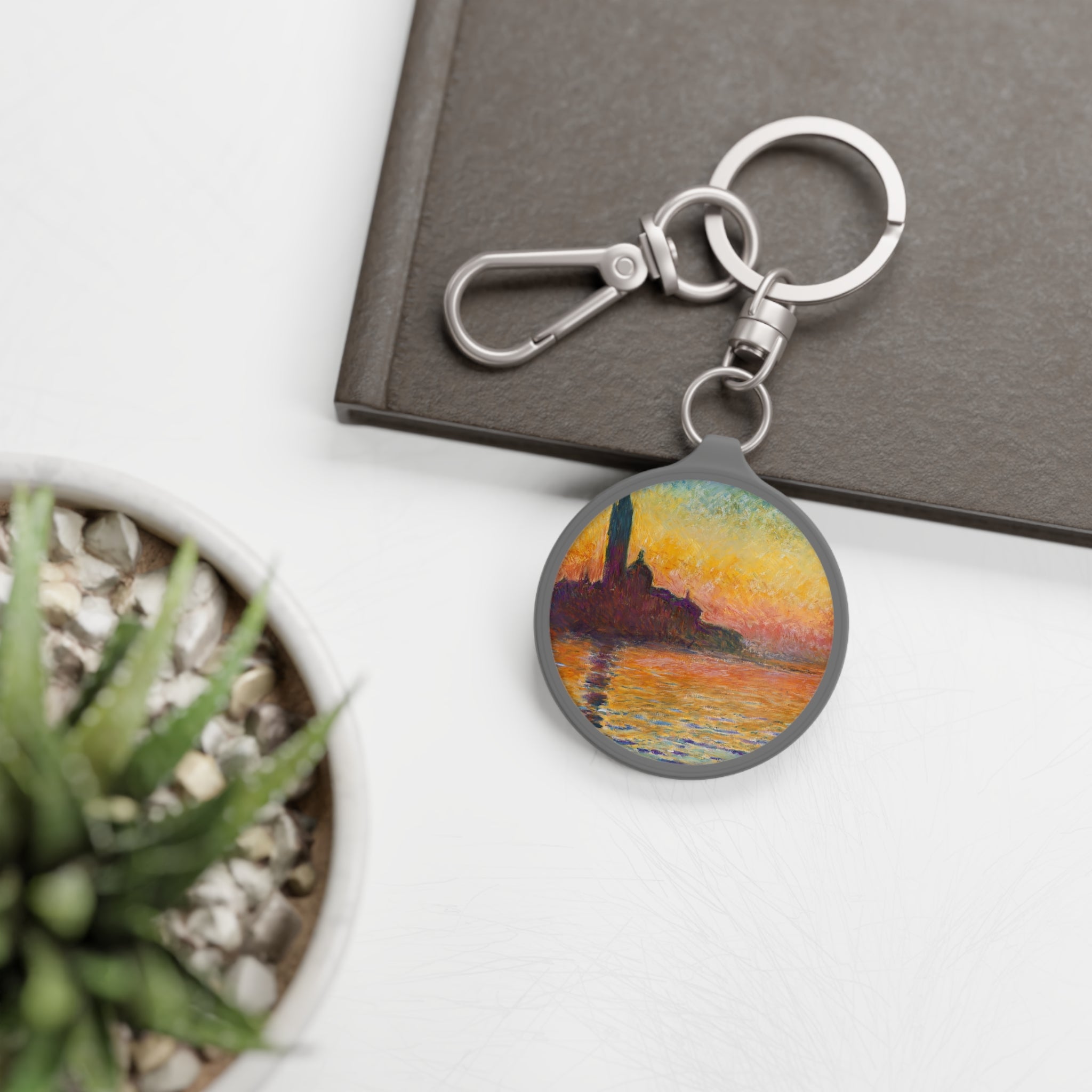 Claude Monet - San giorgio maggiore by twilight- Keyring Tag