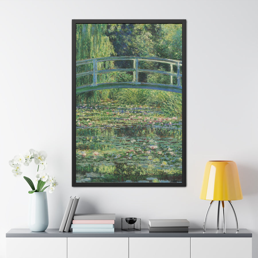 Claude Monet - Water Lilies and Japanese Bridge - Framed Posters