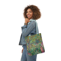 Claude Monet - The Artist's Garden at Giverny - Canvas Tote Bag, 5-Color Straps