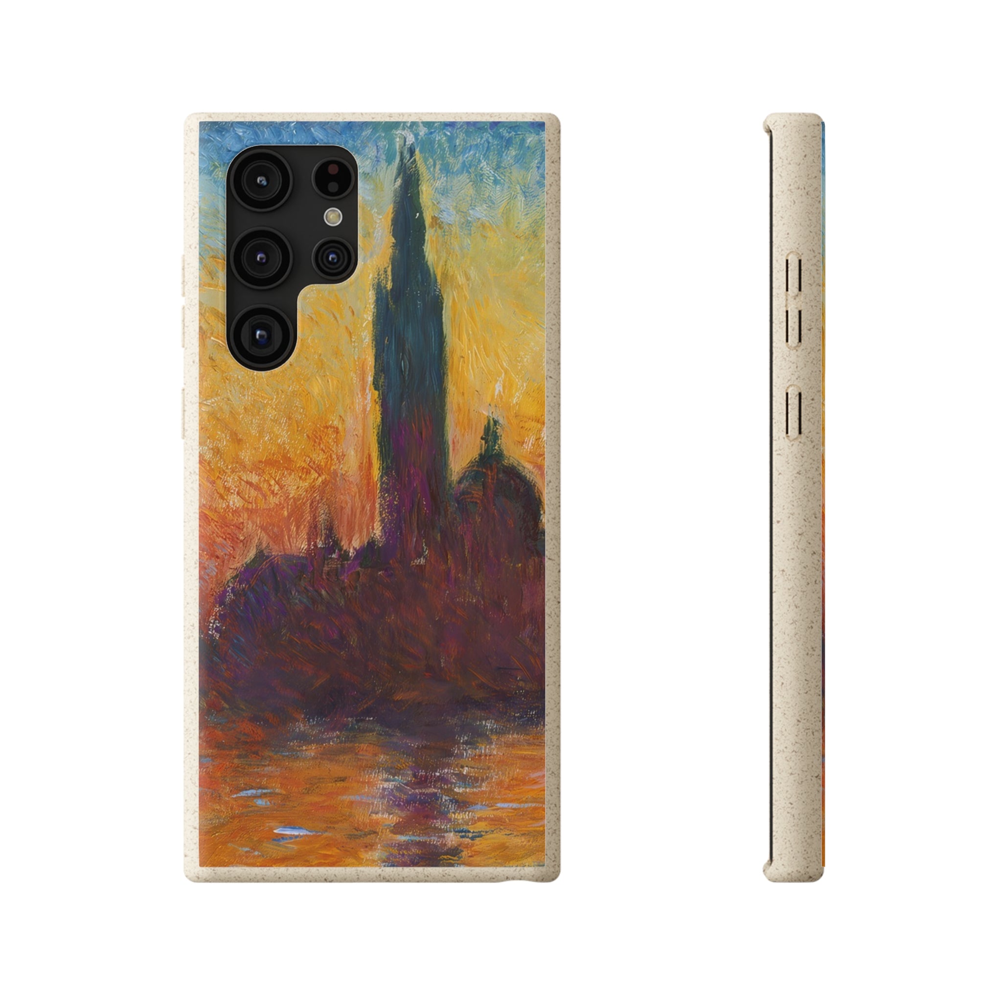 Claude Monet - San giorgio maggiore by twilight - Biodegradable Cases