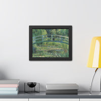 Claude Monet - Water Lilies and Japanese Bridge - Framed Posters