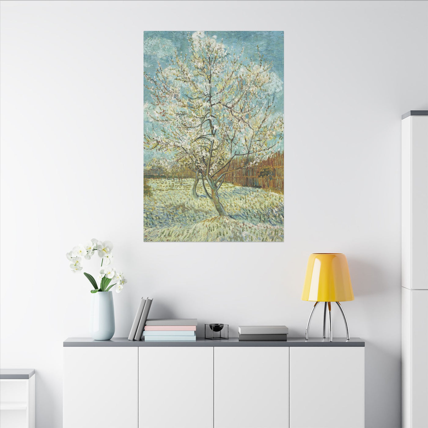 Vincent van Gogh - Peach Tree in Blossom, 1888 - Matte Canvas, Stretched, 0.75" (Multi-Size)