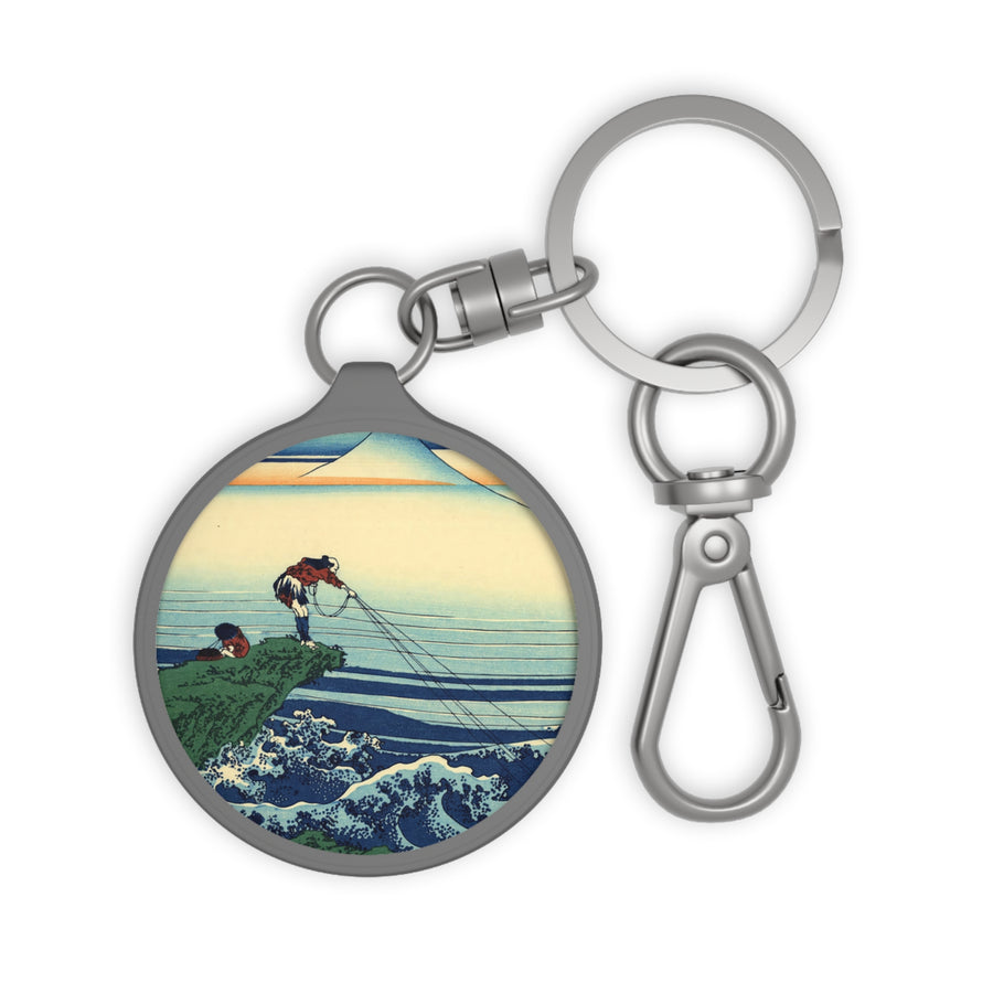 Katsushika Hokusai - Kajikazawa in Kai province - Keyring Tag