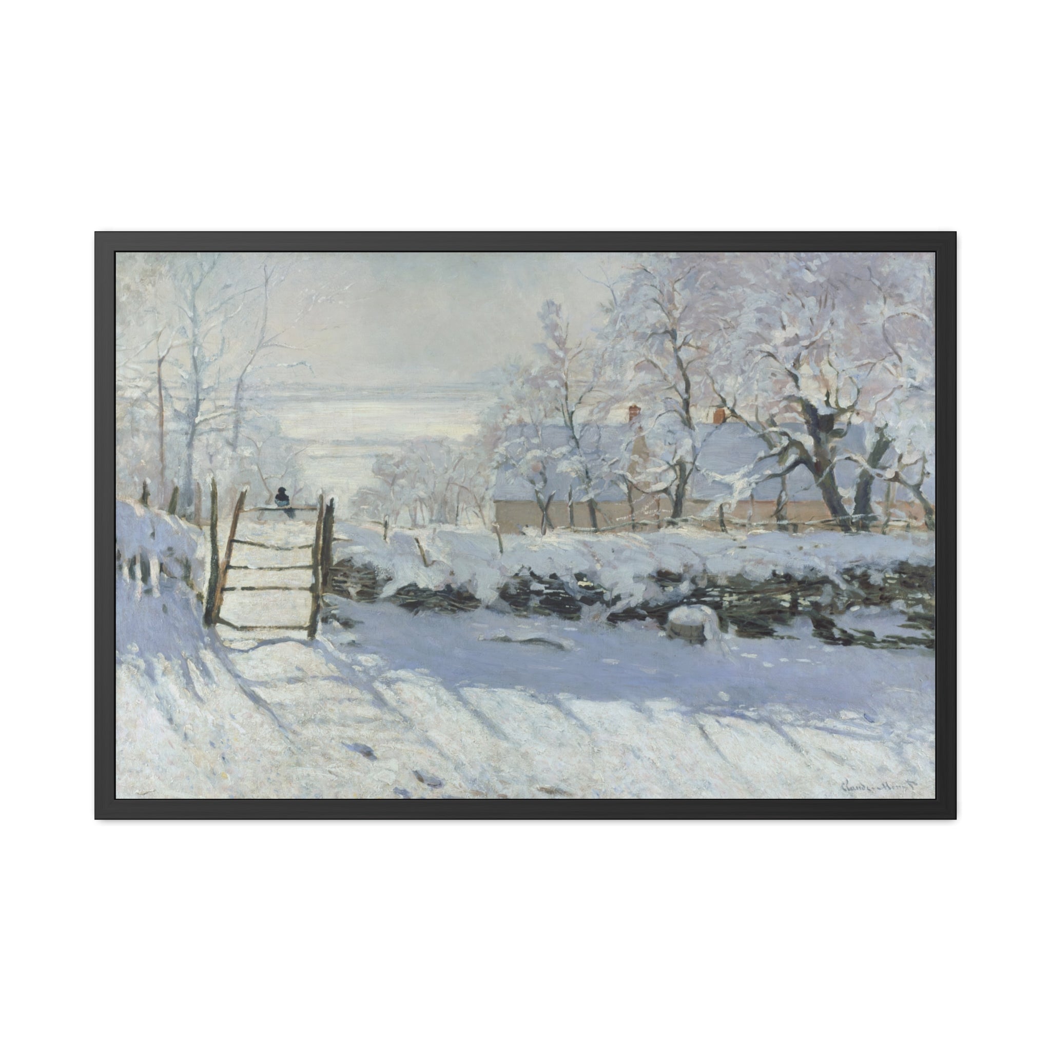 Claude Monet - The Magpie - Framed Posters