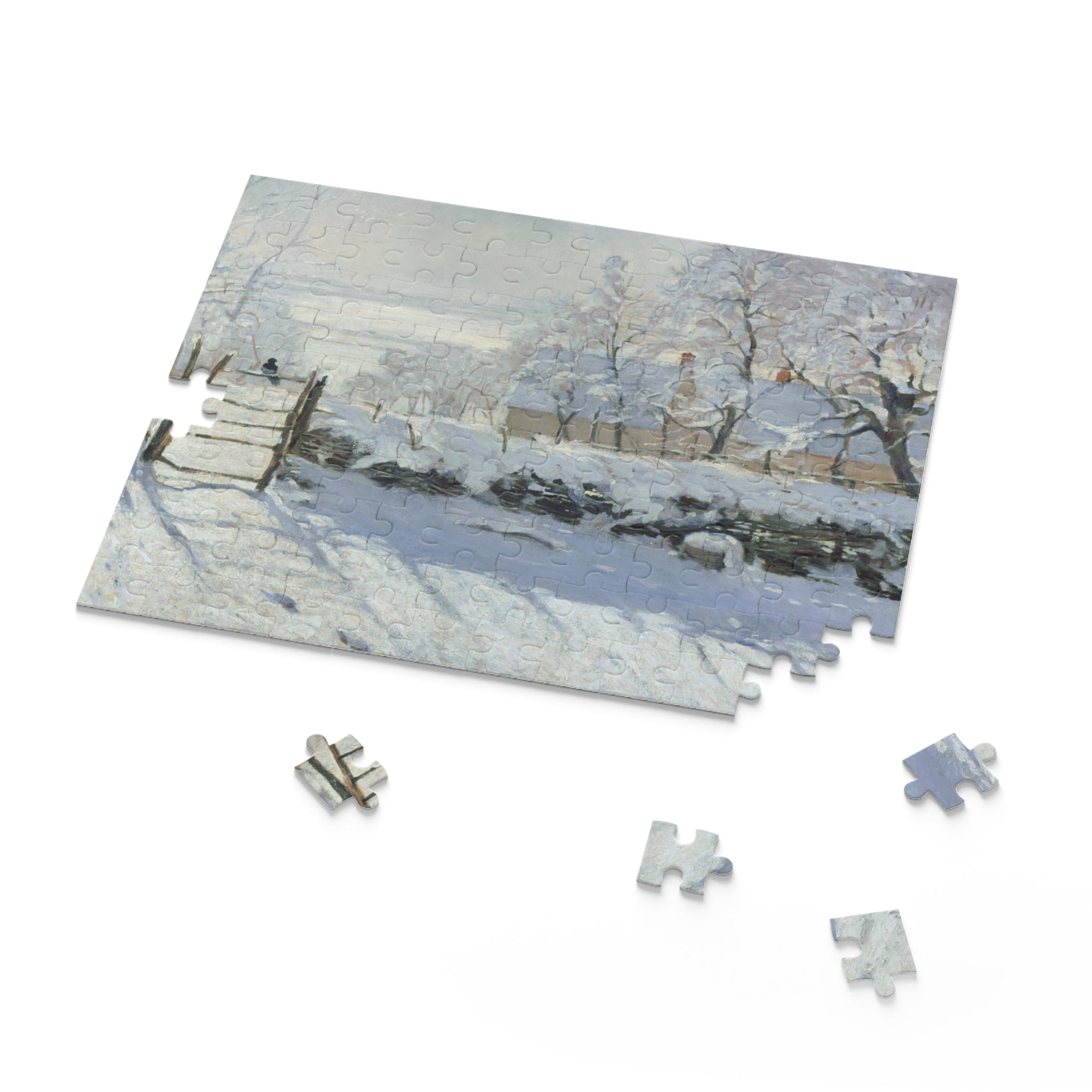 Claude Monet - The Magpie - Puzzle (120, 252, 500-Piece)