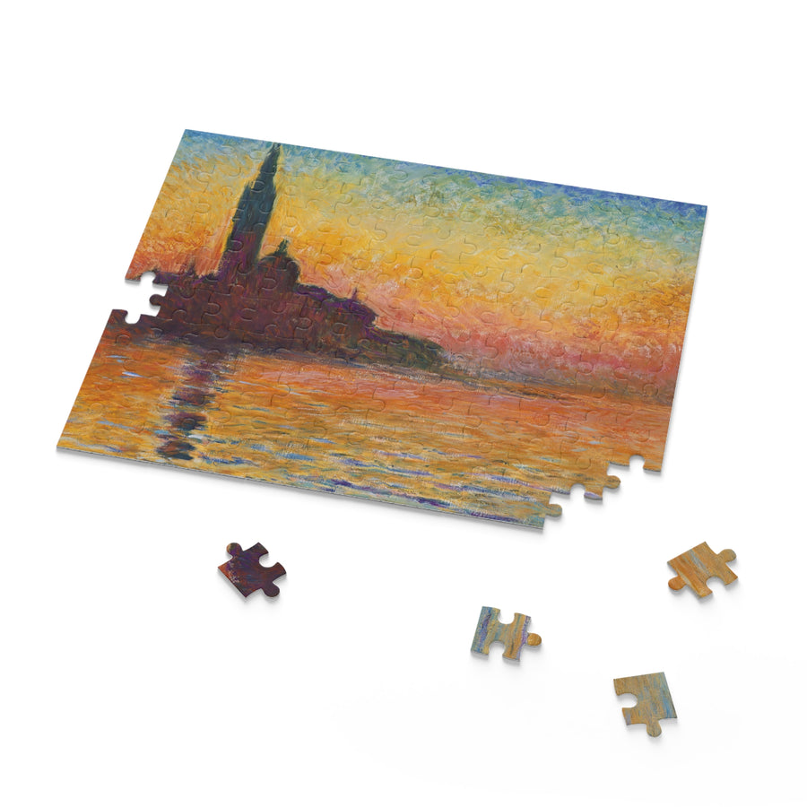 Claude Monet - San giorgio maggiore by twilight - Puzzle (120, 252, 500-Piece)